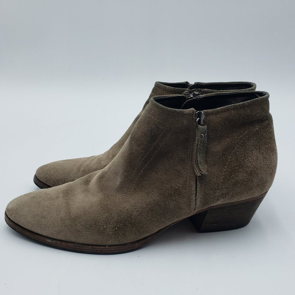 Aquatalia Marvin K Finn Suede Boots 9 Womens Ankle Booties Gray